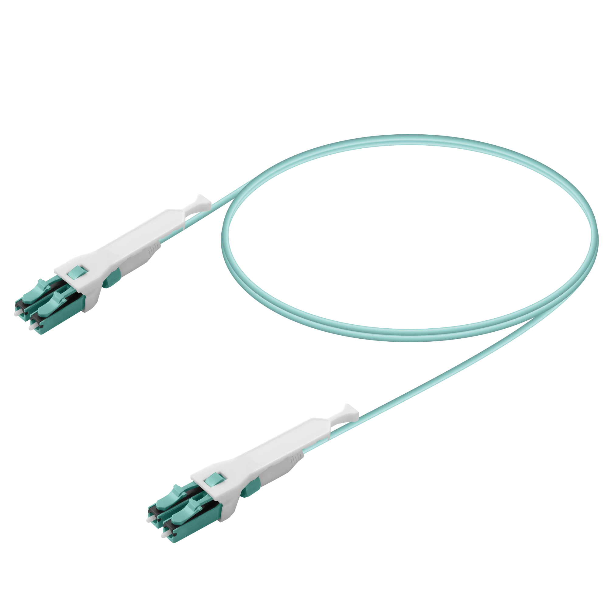 LC/UPC-LC/UPC | Multi-Mode G651.OM3 | UNI30 Push-Pull | Uniboot Patch Cord | 2.0mm
