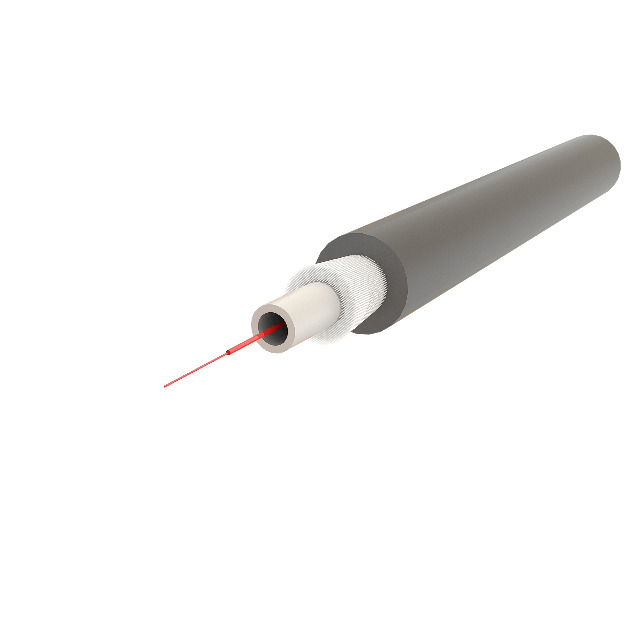 Merkezi Tüplü Fiber Optik Kablo | Gel-Free | U-BQ(ZN-GY)BH | CPR:B2ca | Up to 24F | 1000 metre